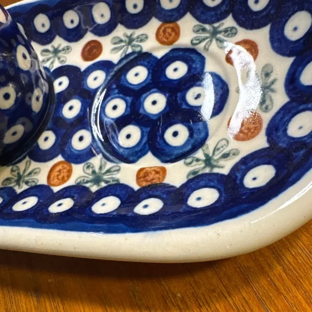 Polish pottery salt